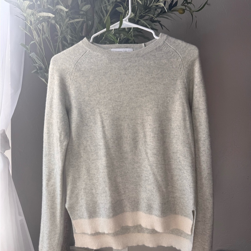 Derek Lam 10 Crosby - Women's Gray Cashmere Sweater - Picture 2 of 12